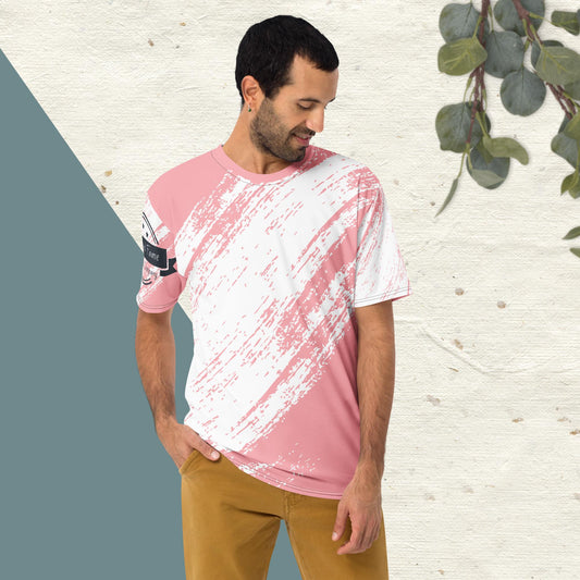 'Grunge' Pink Men's t-shirt