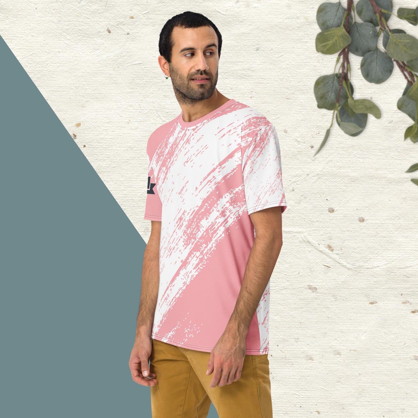 'Grunge' Pink Men's t-shirt