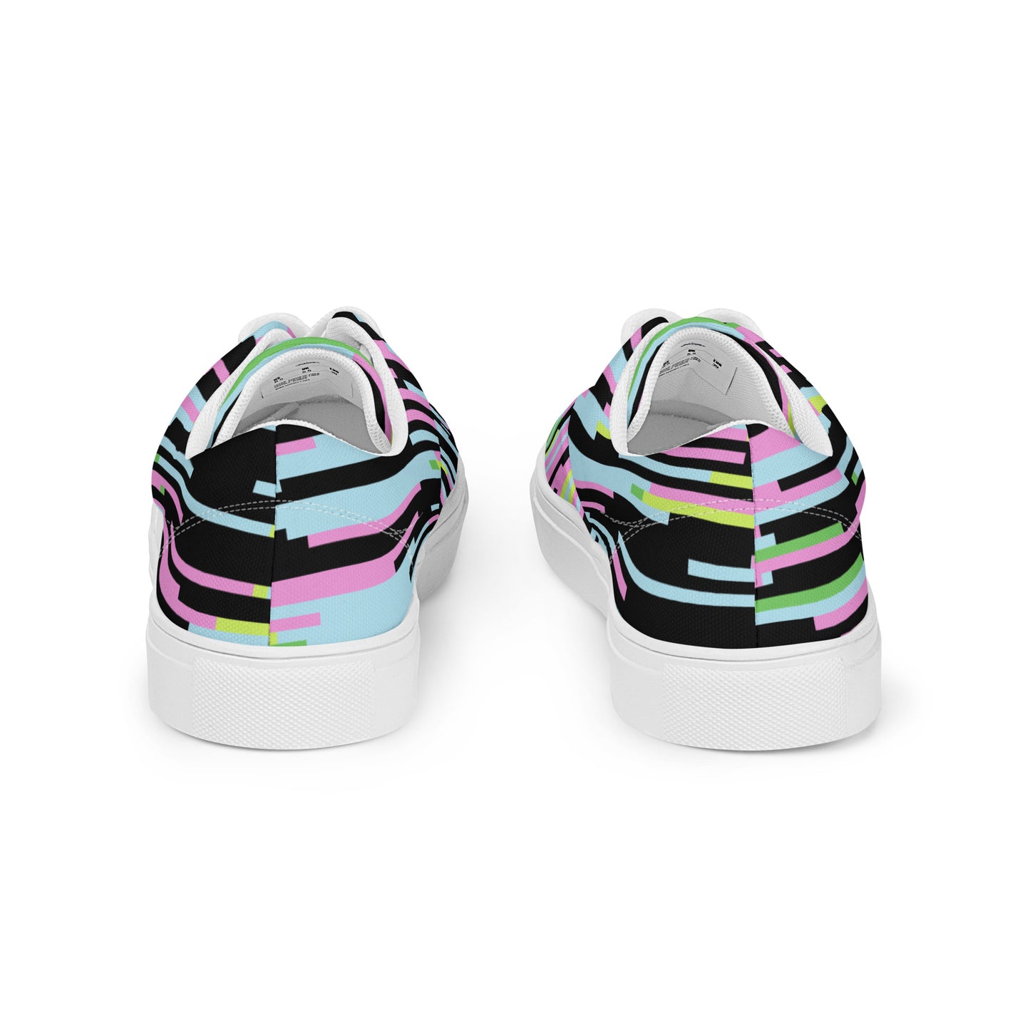 Color Chaos Men’s lace-up canvas shoes