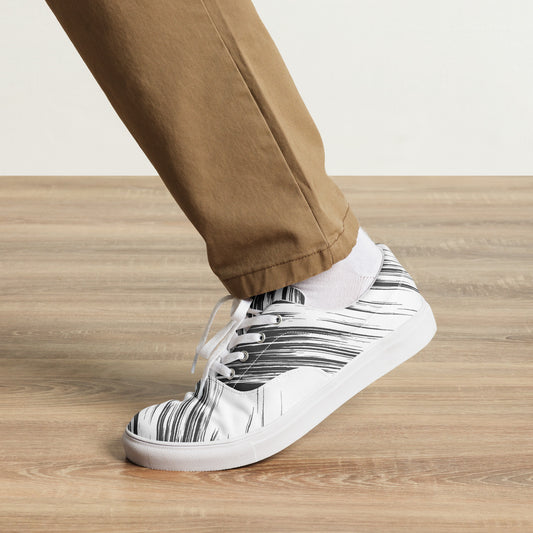 'Grunge' Color Blast Men’s lace-up canvas shoes