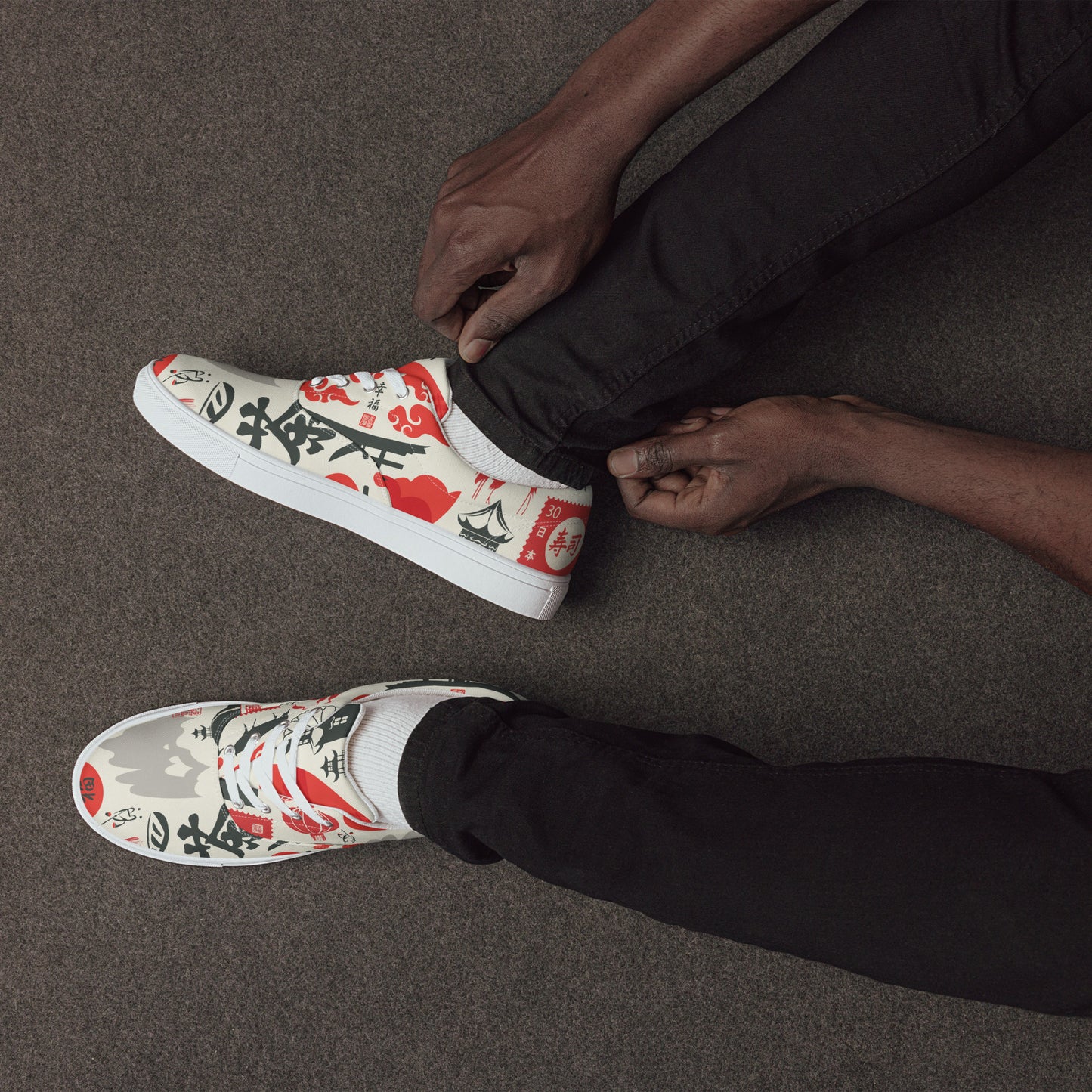 Men’s Enter Kanto lace-up canvas shoes