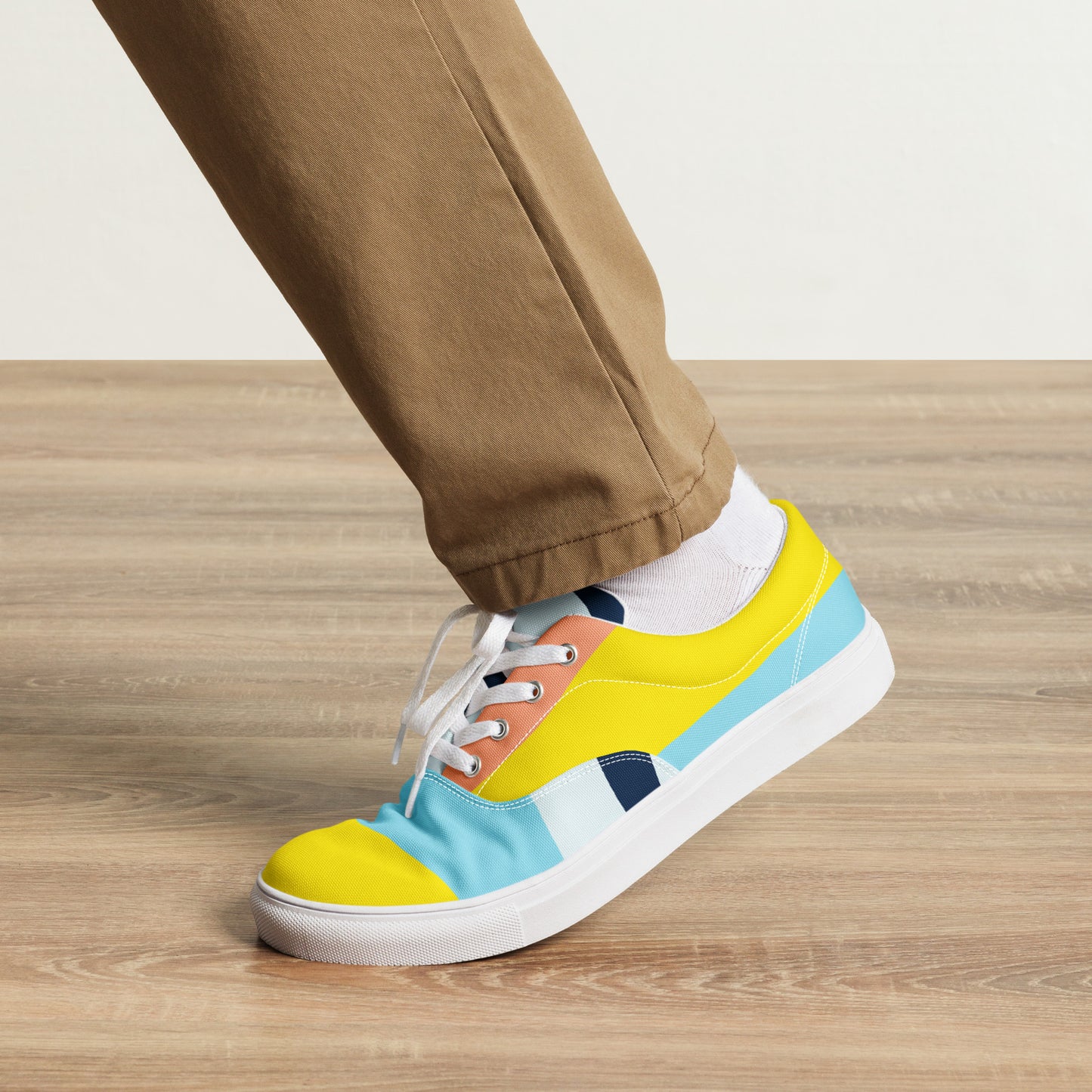 Color Pop Men’s lace-up canvas shoes