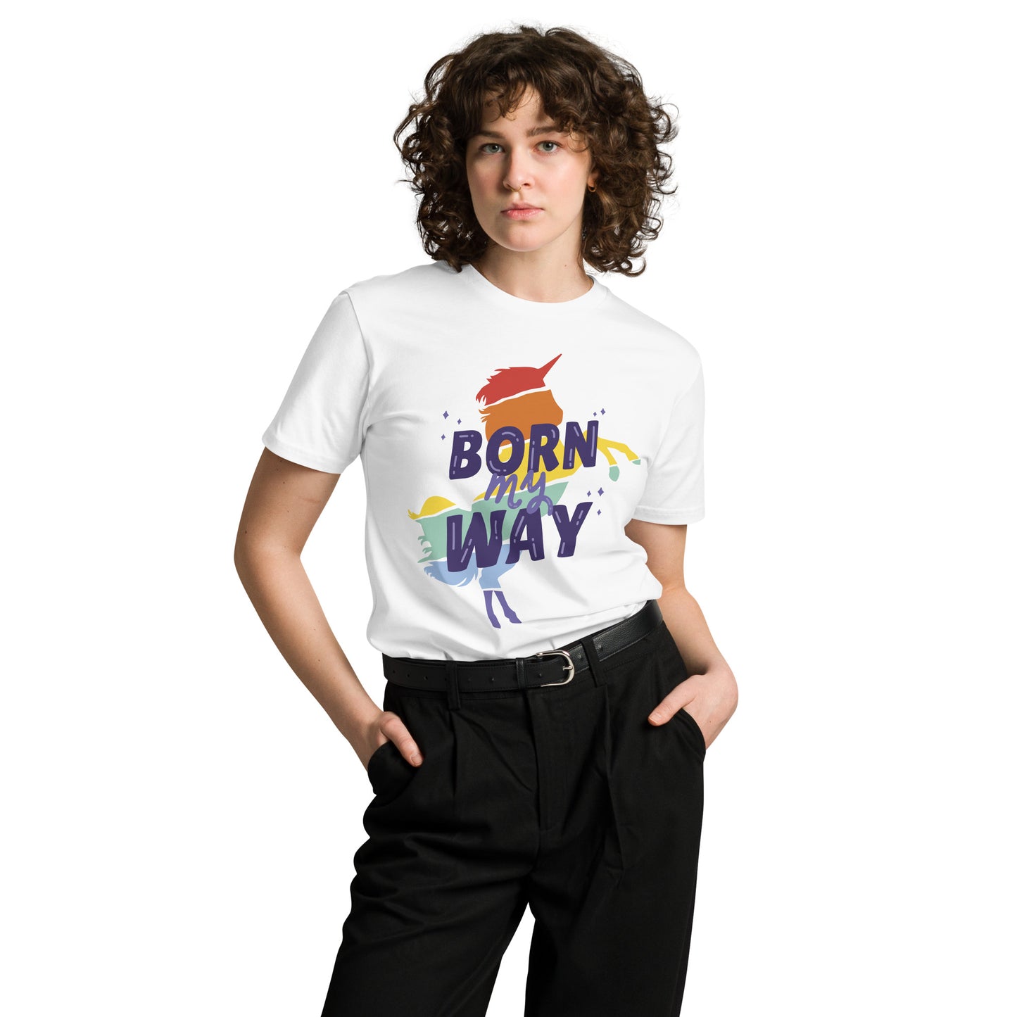 Pride Collection Born My Way Women's premium t-shirt