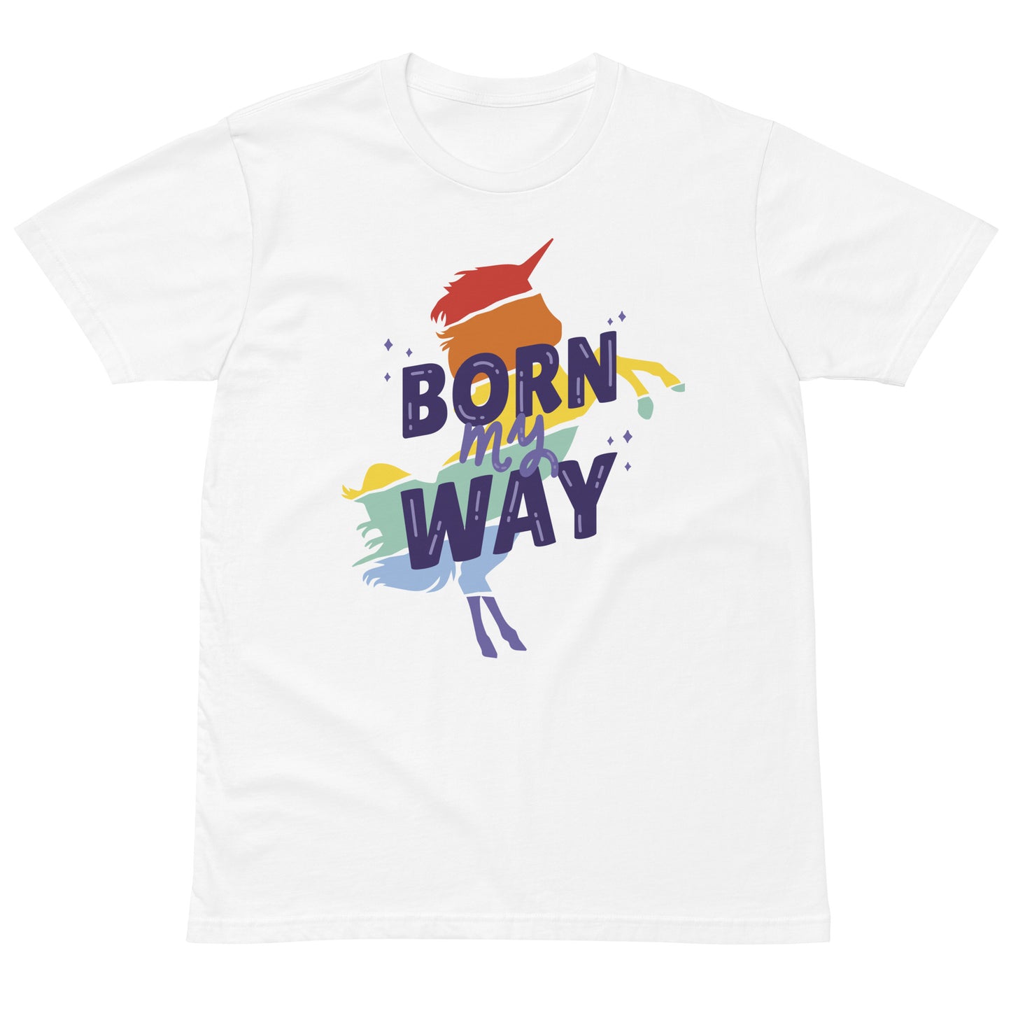 Pride Collection Born My Way Women's premium t-shirt